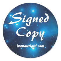 Signed Copy with URL Stickers stickers