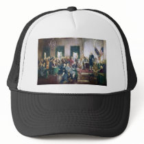 Signing of the Constitution by Howard C. Christy Trucker Hat