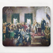 Signing of the Constitution by Howard C. Christy Mouse Pad