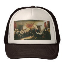 SIGNING OF THE DECLARATION OF INDEPENDENCE TRUCKER HAT
