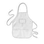 Signpost Notice. Grey and white. Custom aprons