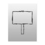 Signpost Notice Image. Black on grey. Post Cards