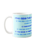 Signs of a Volleyball Player Mug