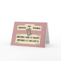 Signs of Aging - grouchy him cards