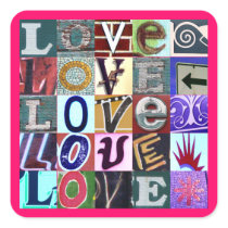 Signs of Love Sticker