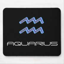 Signs of the Zodiac, Aquarius Mouse Mat Mouse Pads