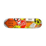 signs skateboards
