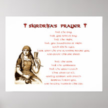 Sigrdrifa's Prayer Poster