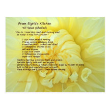 Sil Salad Recipe Postcard