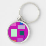 Silence 3 Violet Red Key Chains