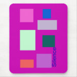 Silence 3 Violet Red Mousemat