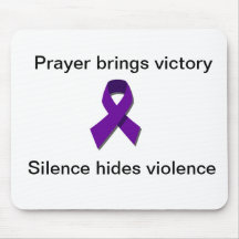 Silence hides victory mouse pad