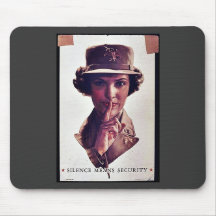 Silence Menans Security Mousepads