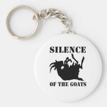 Silence of the Goats Key Chain