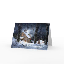 Silent night greeting cards