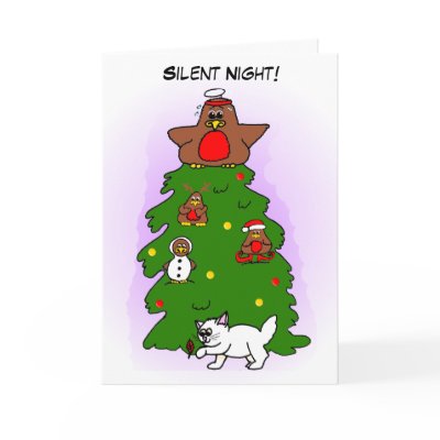 Silent Night! Greeting Card by Eddy_G