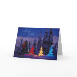 Silent Night - Double Running By cards