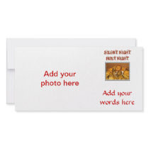 Silent Night - Holy Night - Baby Jesus Picture Card