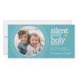 Silent Night, Holy Night Christian Christmas photo cards