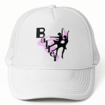 Silhouette Ballet T-shirts and Gifts Hats