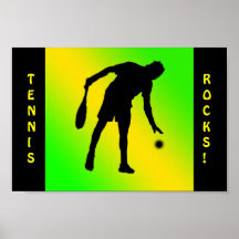 silhouette bounce ball poster