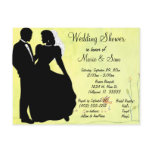 Silhouette Bride And Groom Spring Background