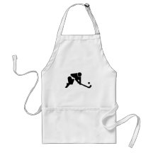 Silhouette Field Hockey Apron