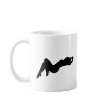 Silhouette Girls Coffee Mug