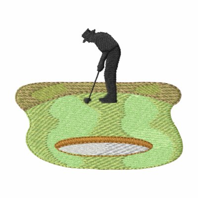 Silhouette Golfer Embroidered Shirt Silhouette Golfer Embroidered Shirt