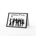 Silhouette Holiday Party Invitation cards