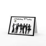 Silhouette Holiday Party Invitation cards