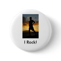 silhouette, I Rock! - Customised buttons