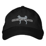Silhouette Karelian Bear Dog Embroidered Hat embroidered hats