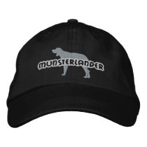 Silhouette Munsterlander Embroidered Hat