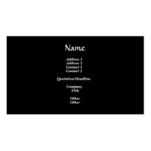 Silhouette of a Couple in Love Business Card Template