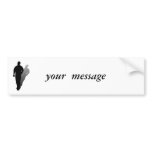 Silhouette of a Man bumper stickers