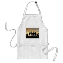 Silhouette of Soldiers in 101st Airborne Division Aprons