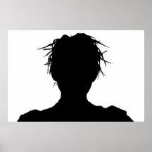 Silhouette of Spikes Print