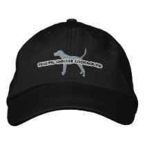 Silhouette Treeing Walker Coonhound Embroidery Hat