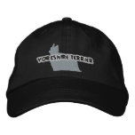 Silhouette Yorkshire Terrier Embroidered Hat embroidered hats