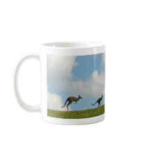 Silhouetted Kangaroos Mug