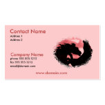 Silhouetted Stallion Horse Business Card