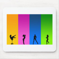 Silhouettes Mouse Mats
