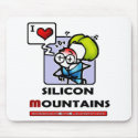 silicon mountains mousepads