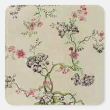 Silk design by Anna Maria Garthwaite, 1740 Stickers