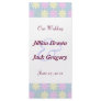 Silktones Millefiori Wedding Program