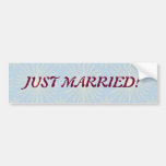 Silktones Sunstar Wedding Bumper Sticker