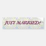 Silktones Whirlies Wedding Bumper Stickers