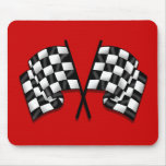 Silky looking Motorsport chequered flag gear mousepads