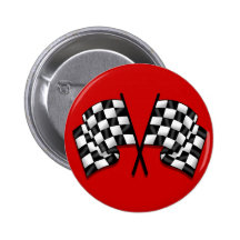 Silky looking Motorsport chequered flag gear Pins